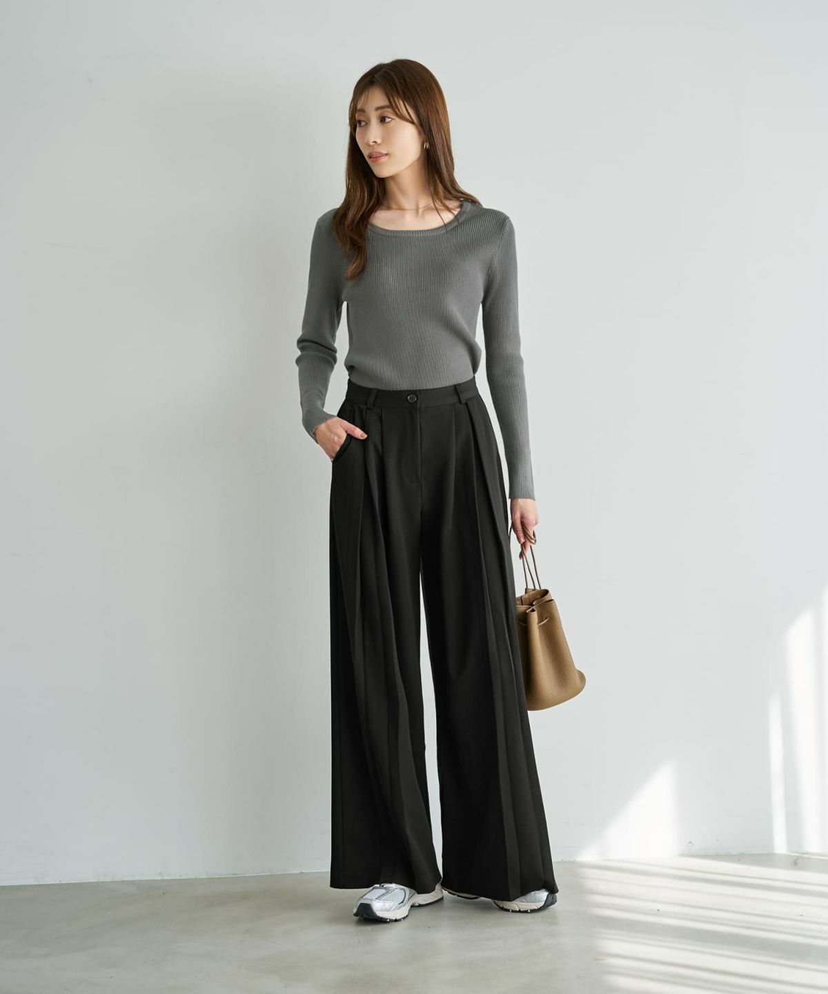 着用イメージ 167cm ブラック Sサイズ