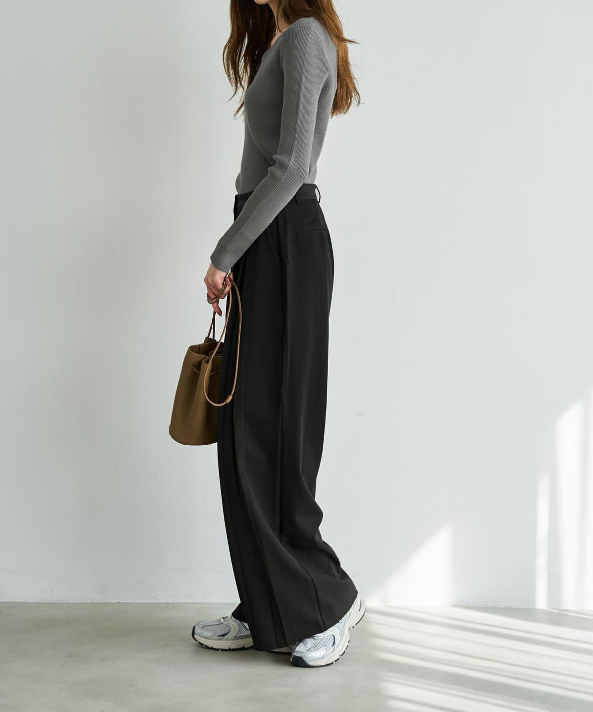 着用イメージ 167cm ブラック Sサイズ