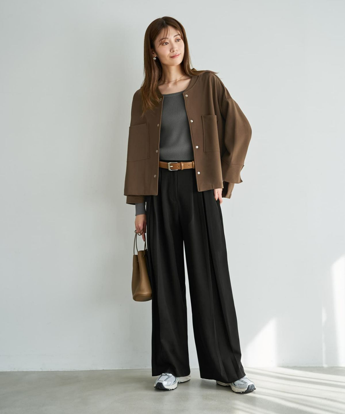 着用イメージ 167cm ブラック Sサイズ