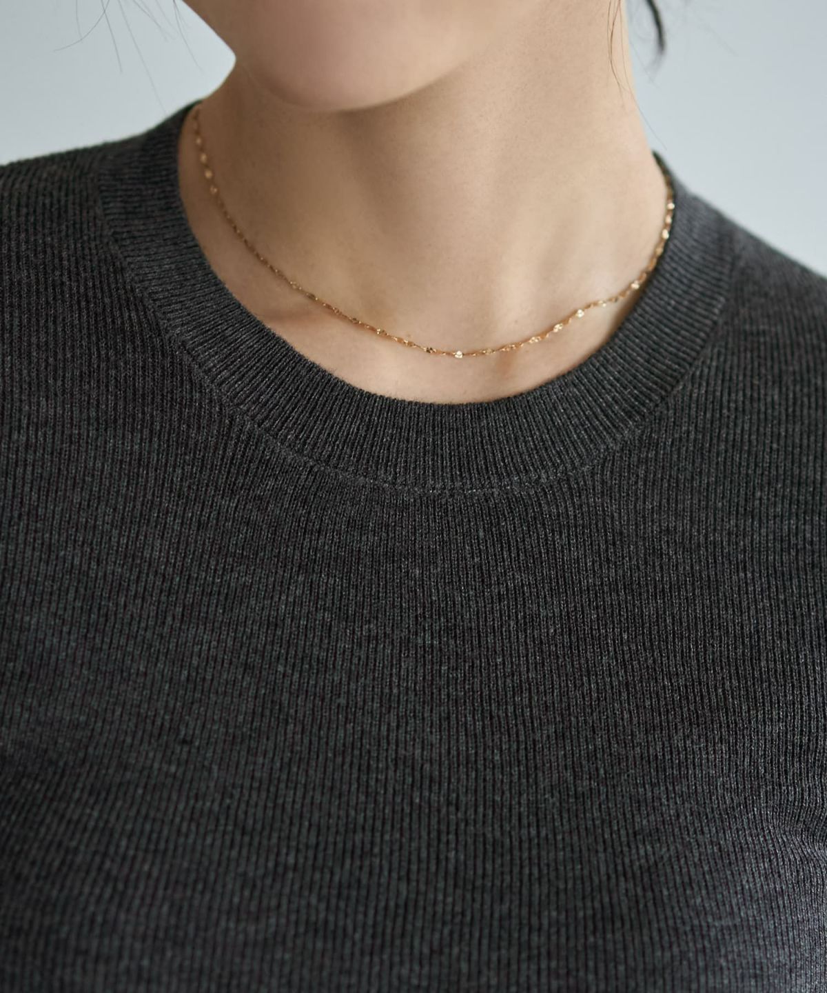 着用イメージ 167cm チャコール