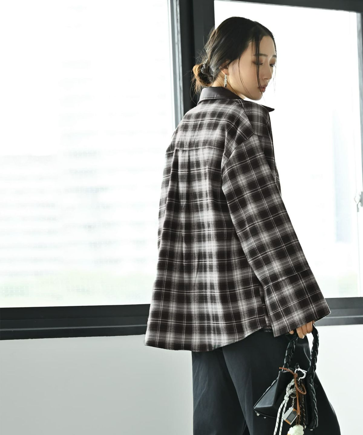 着用イメージ 170cm ブラック