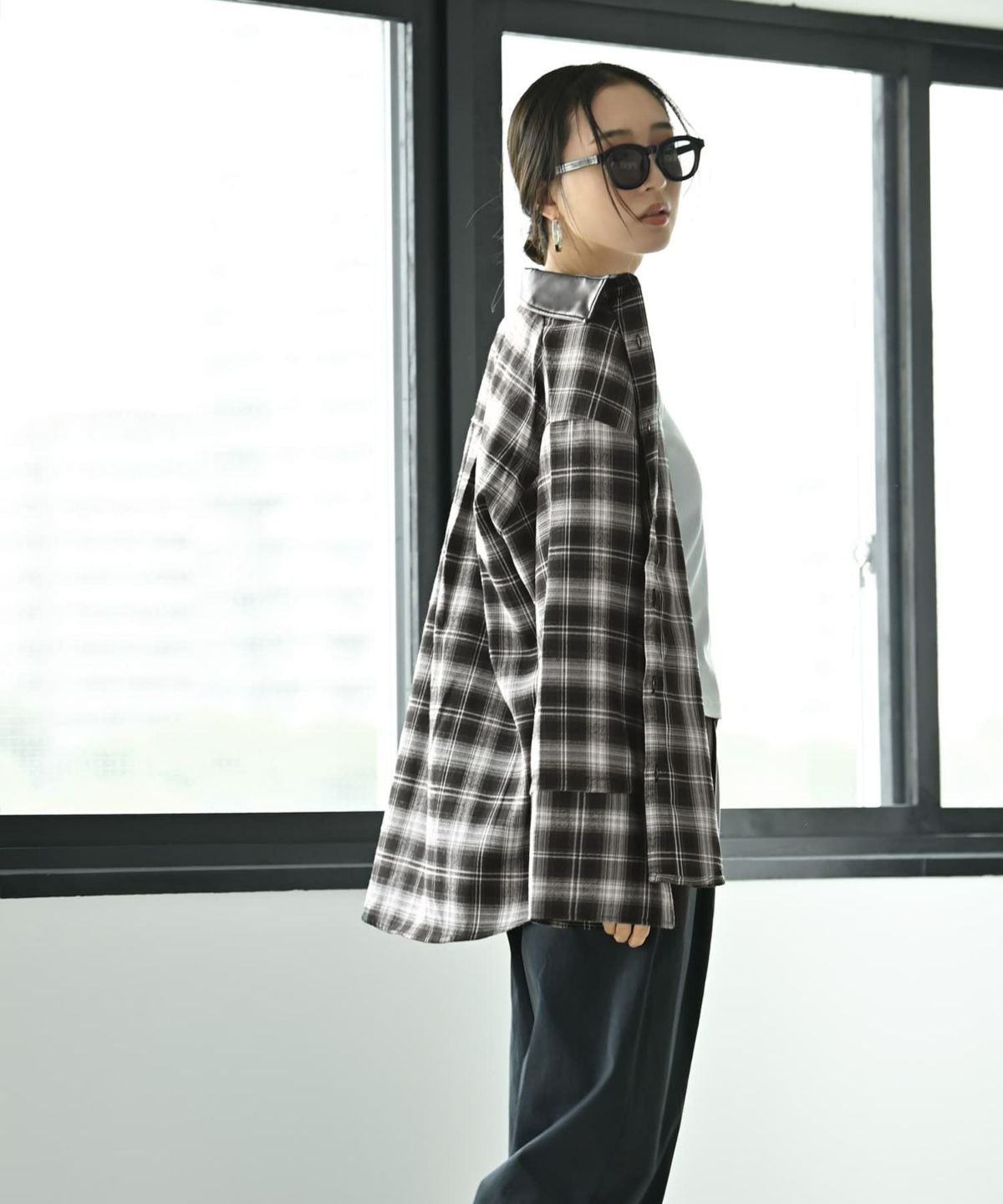 着用イメージ 170cm ブラック