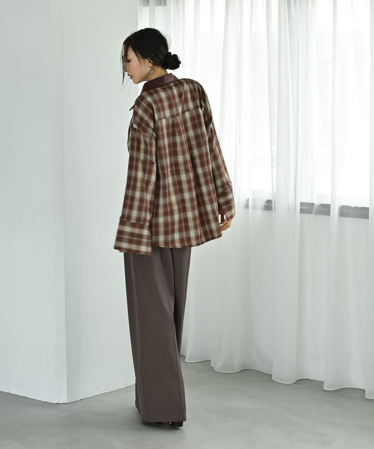 着用イメージ 170cm レッド