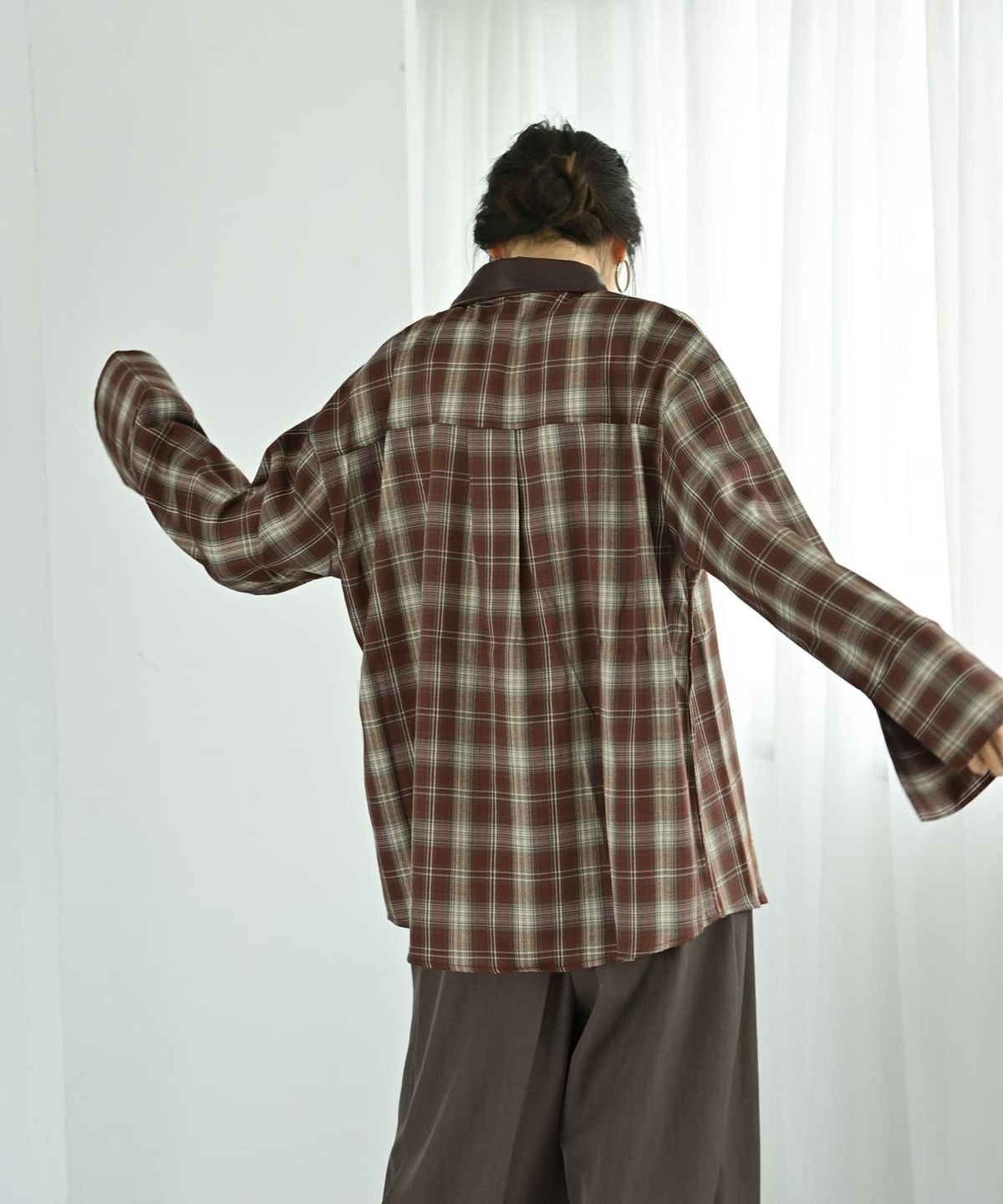 着用イメージ 170cm レッド