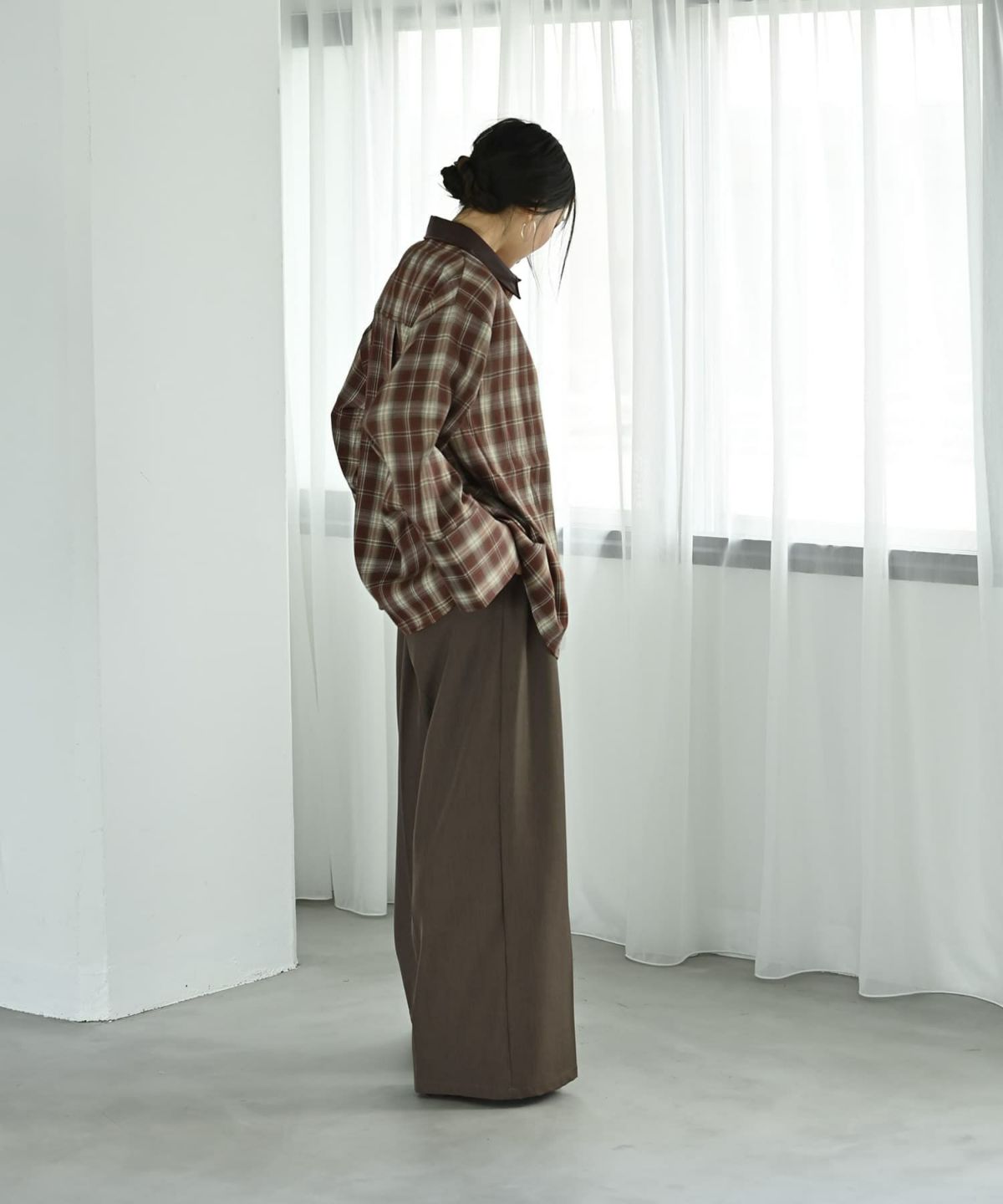 着用イメージ 170cm レッド