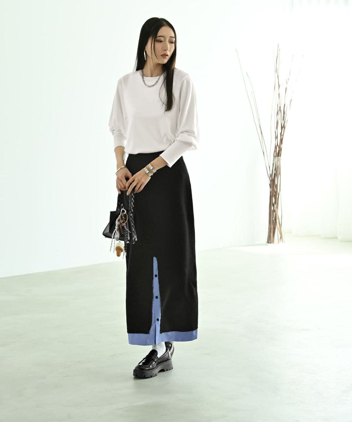 着用イメージ 170cm ブラック