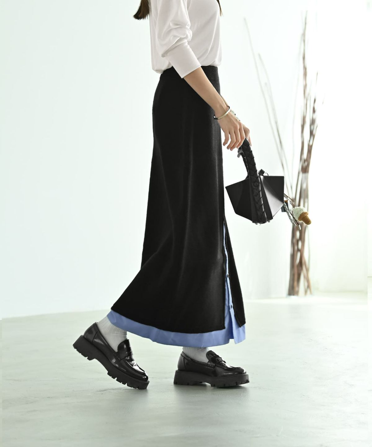 着用イメージ 170cm ブラック