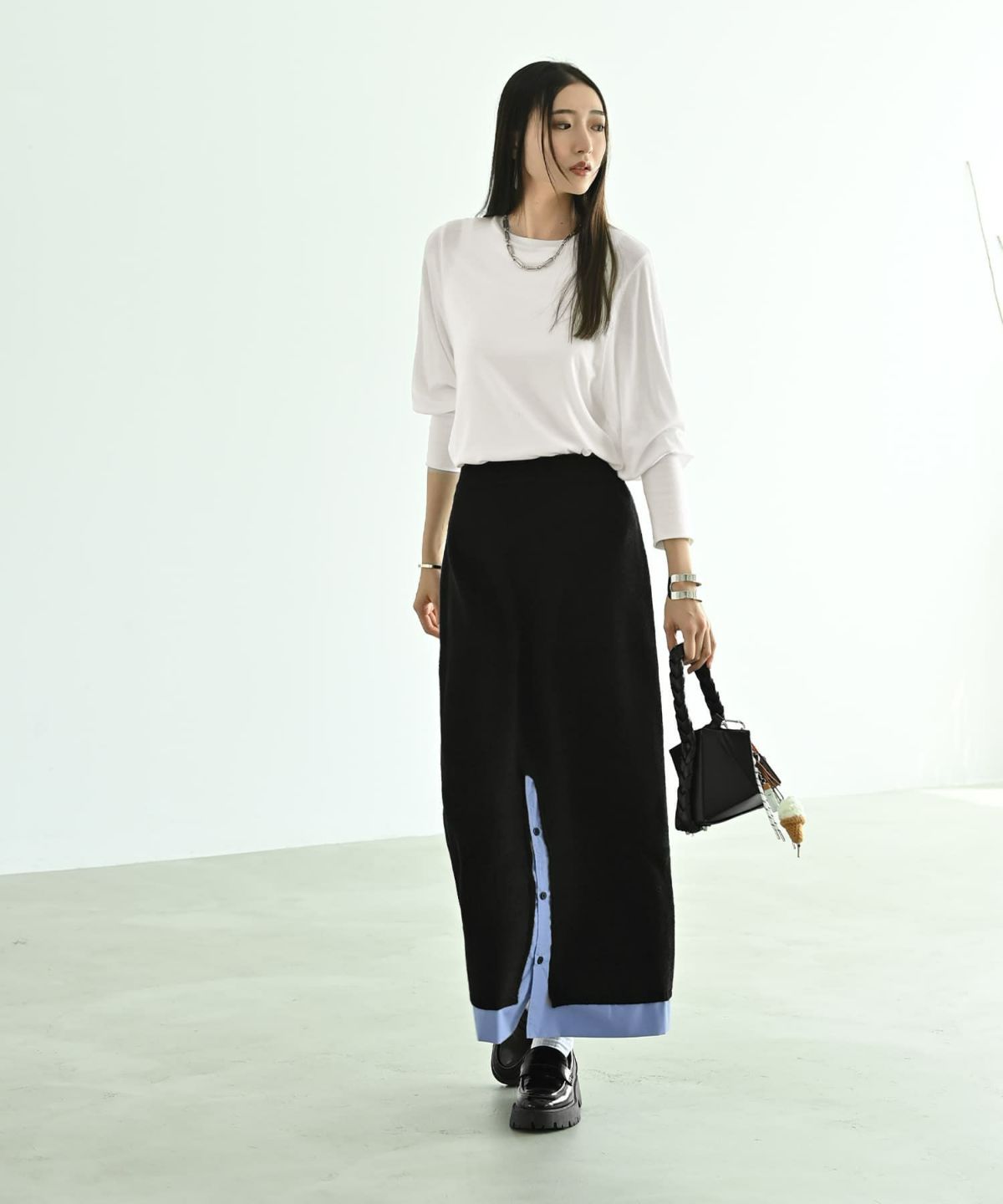 着用イメージ 170cm ブラック