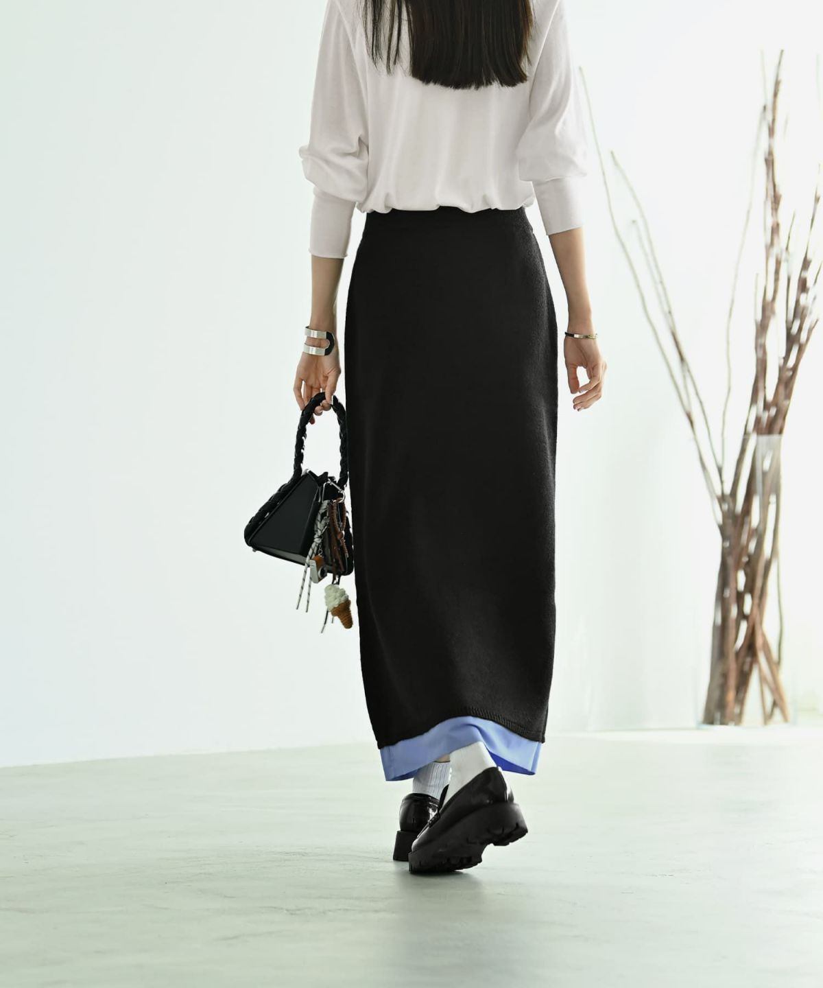 着用イメージ 170cm ブラック