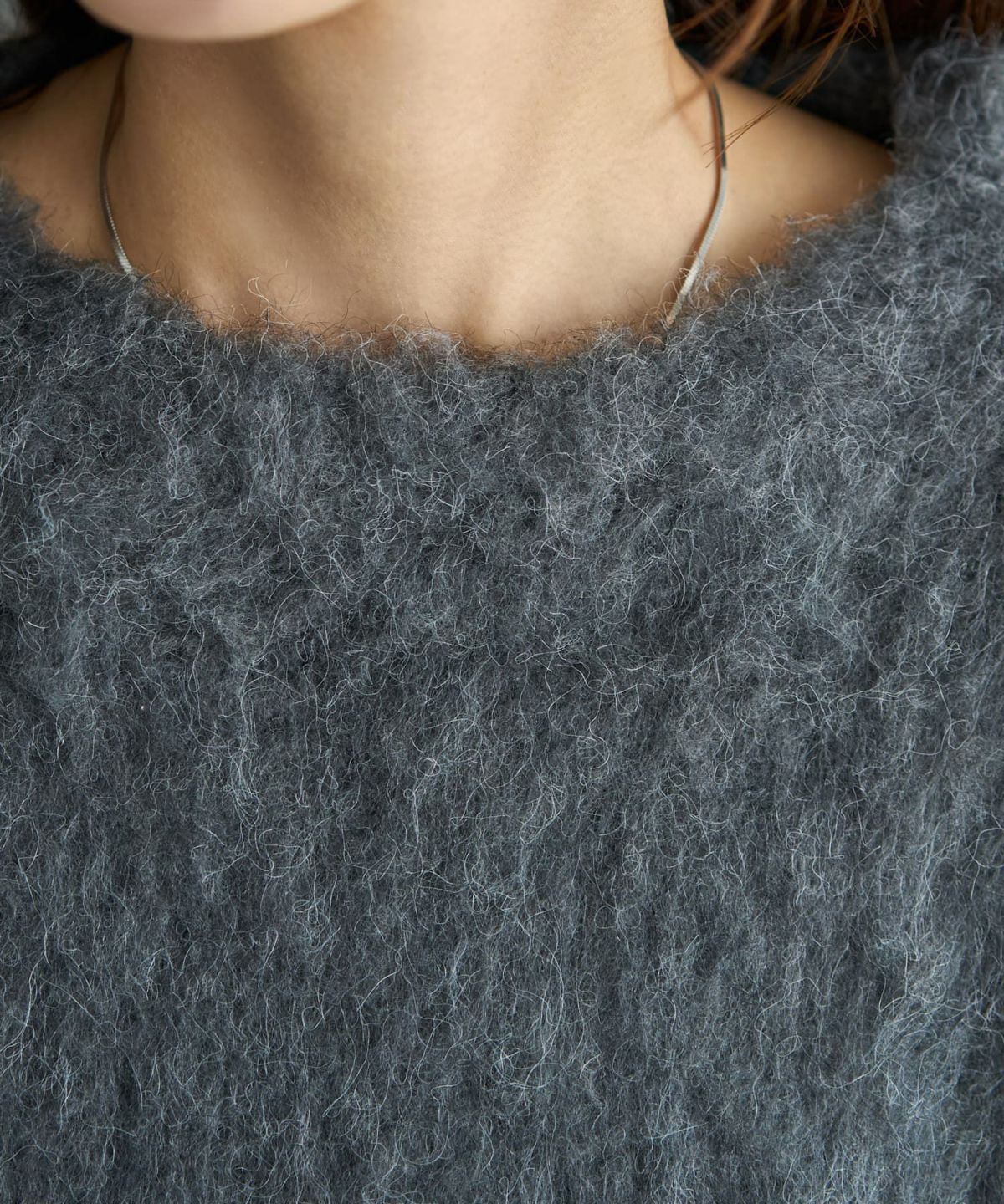 着用イメージ 166cm ダークグレー