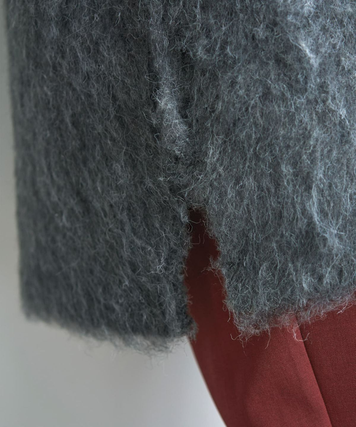 着用イメージ 166cm ダークグレー