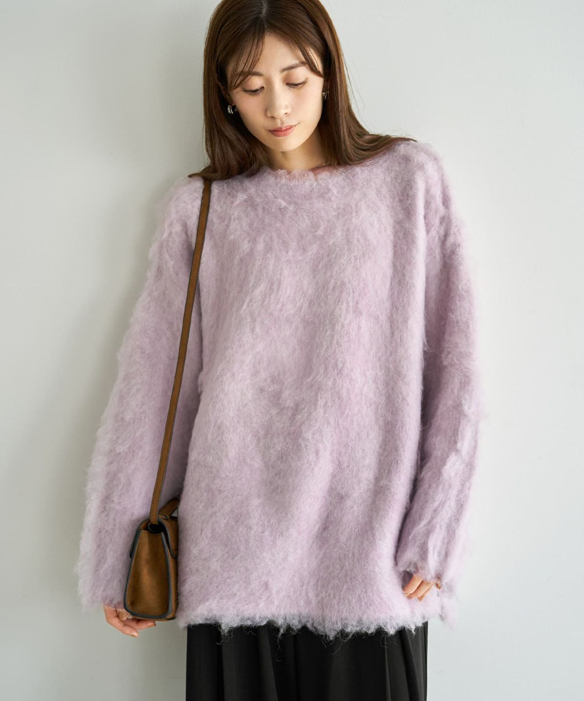 着用イメージ 166cm ピンク