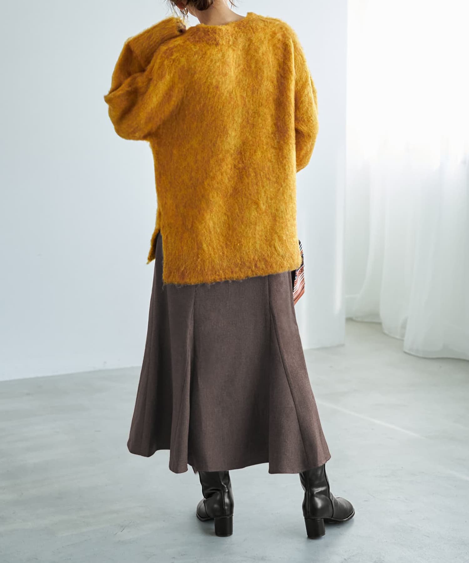 着用イメージ 166cm ピンク