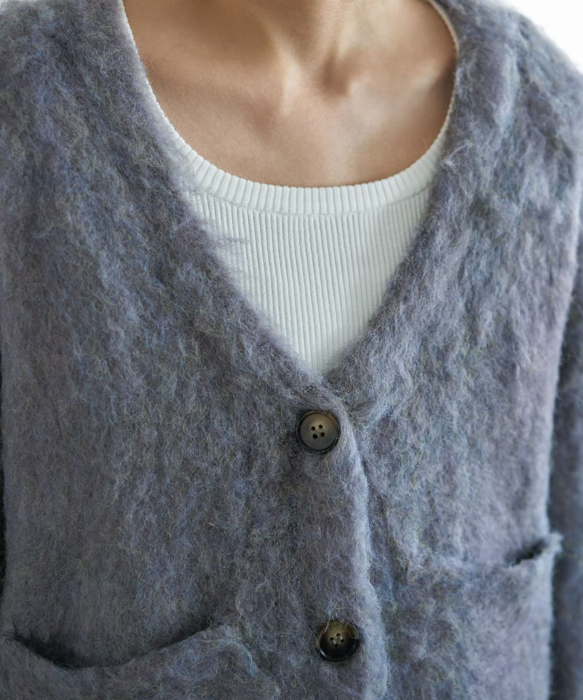 着用イメージ 166cm グレー