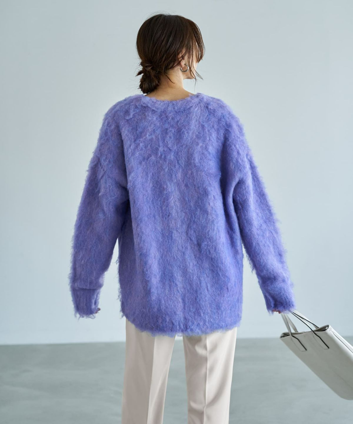着用イメージ 166cm パープル