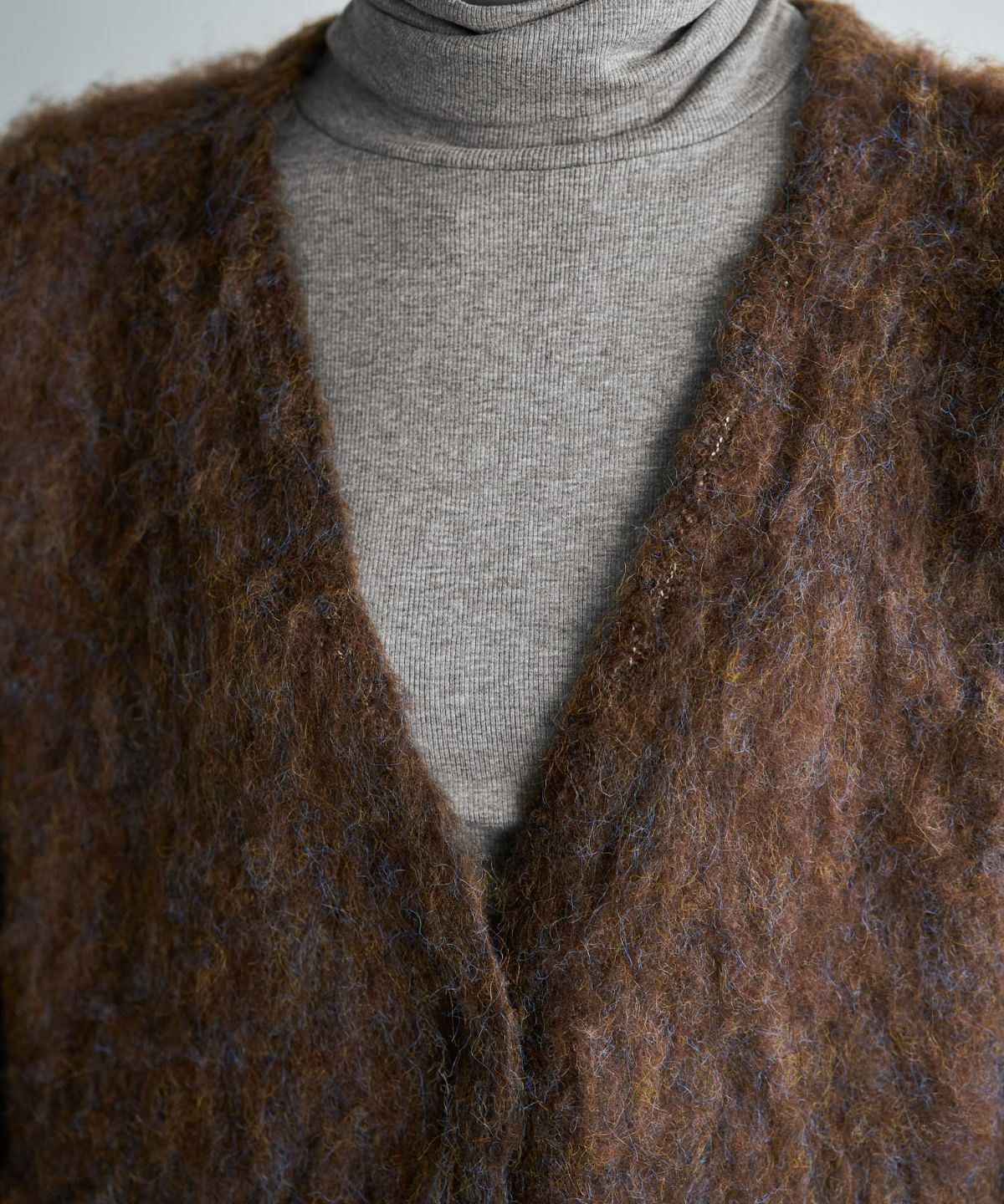 着用イメージ 167cm ブラウン