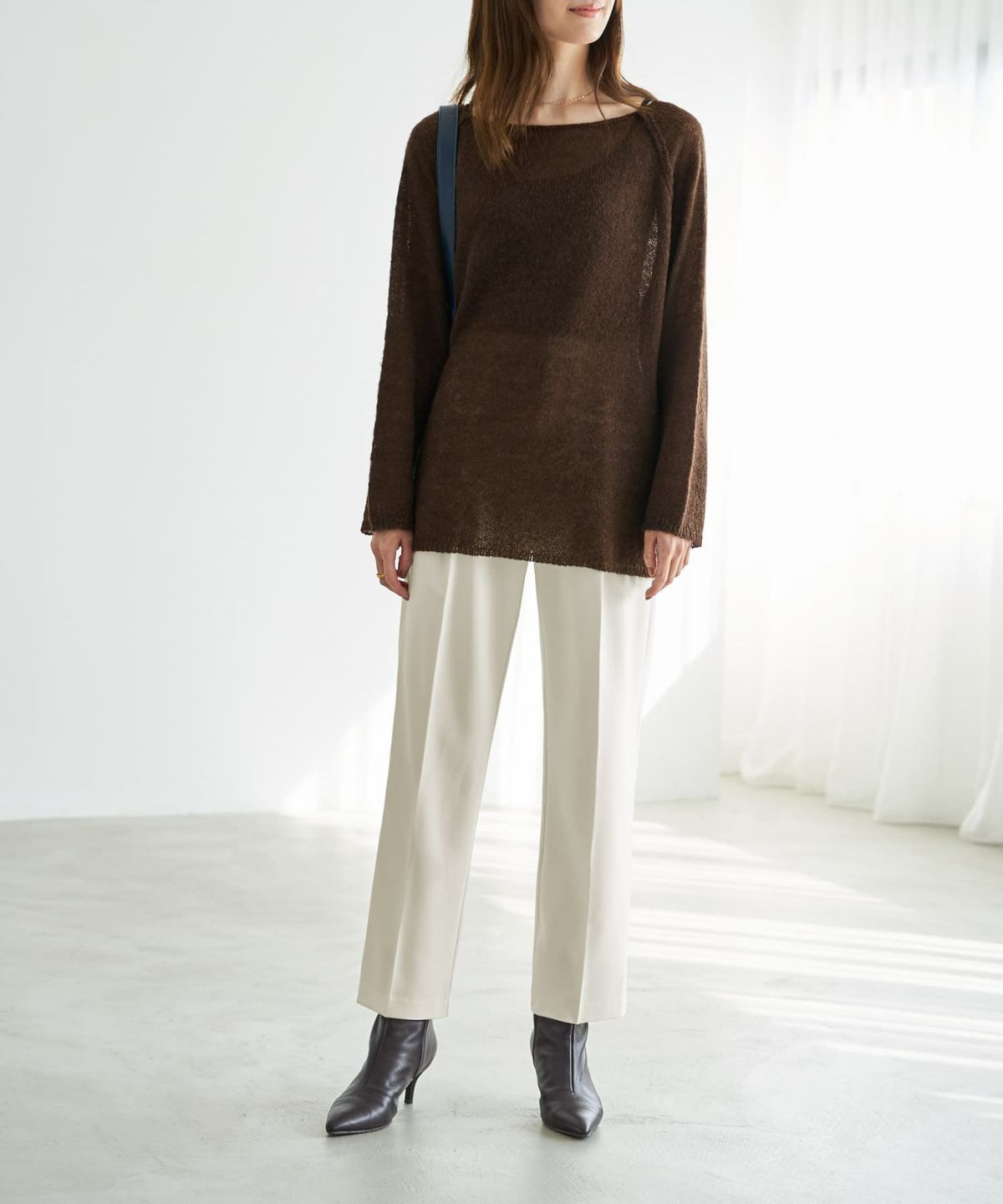 着用イメージ 167cm アイボリー Sサイズ