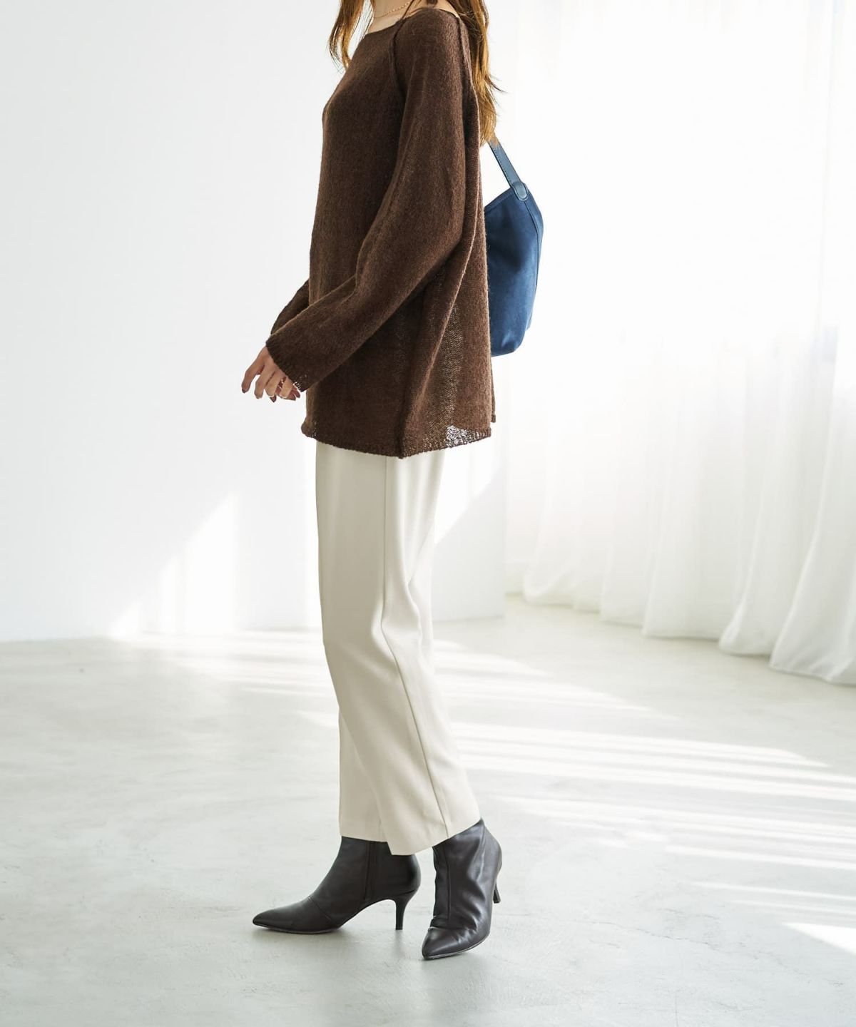 着用イメージ 167cm アイボリー Sサイズ