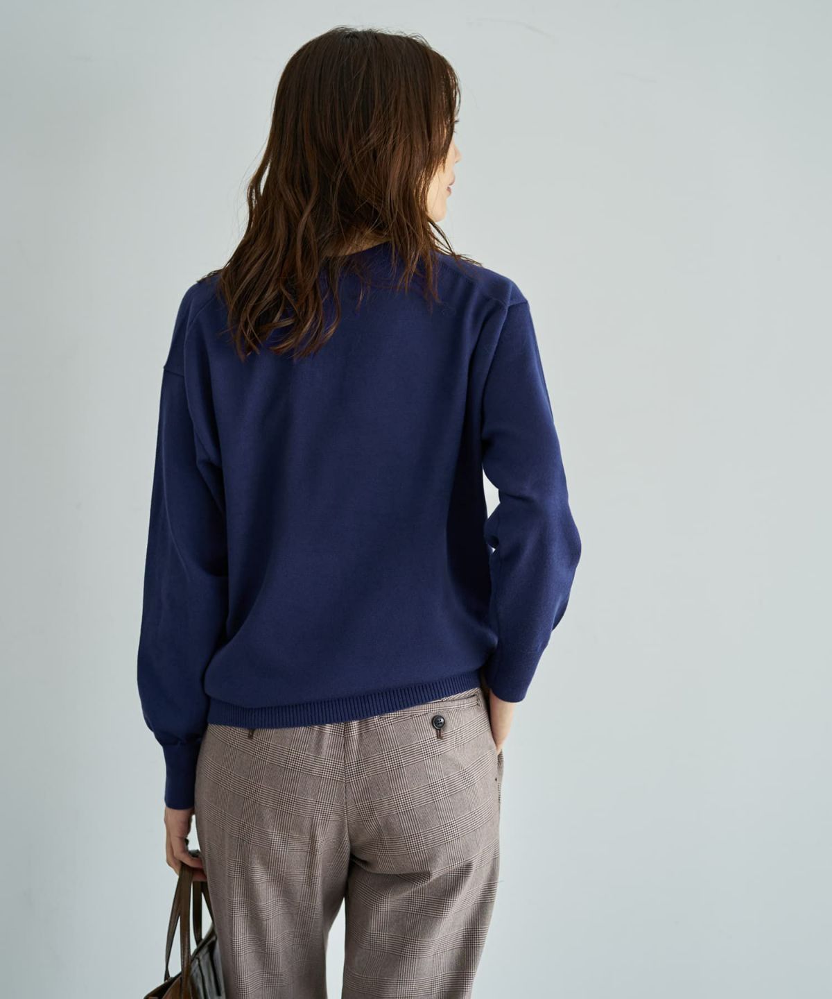 着用イメージ 166cm コバルトブルー