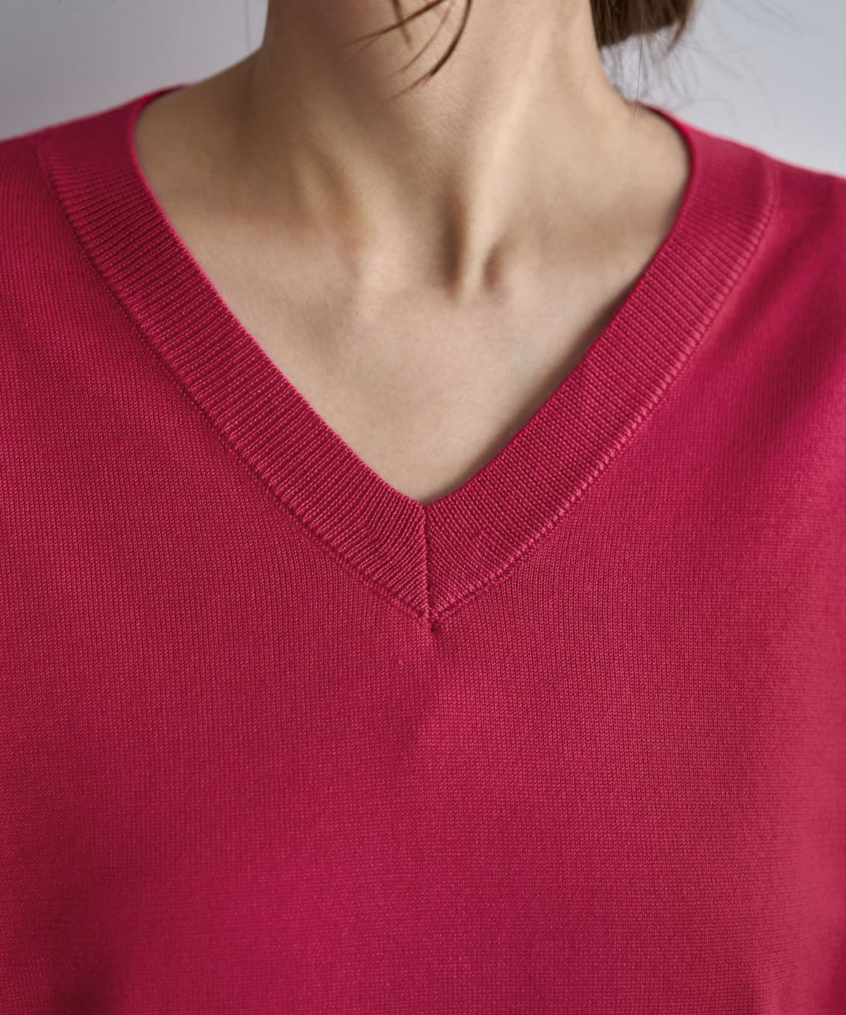 着用イメージ 166cm マゼンタ