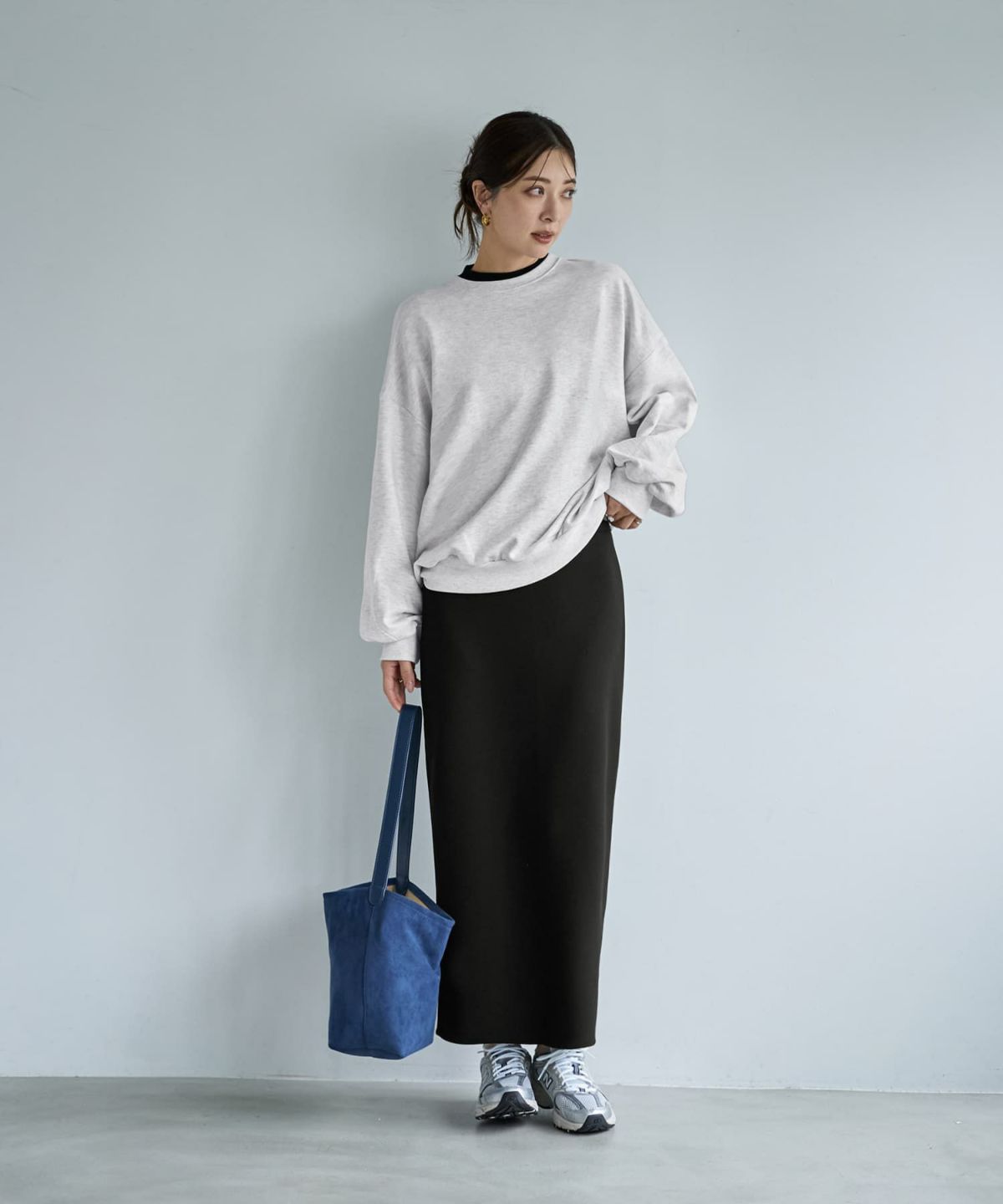 着用イメージ 166cm マーブル