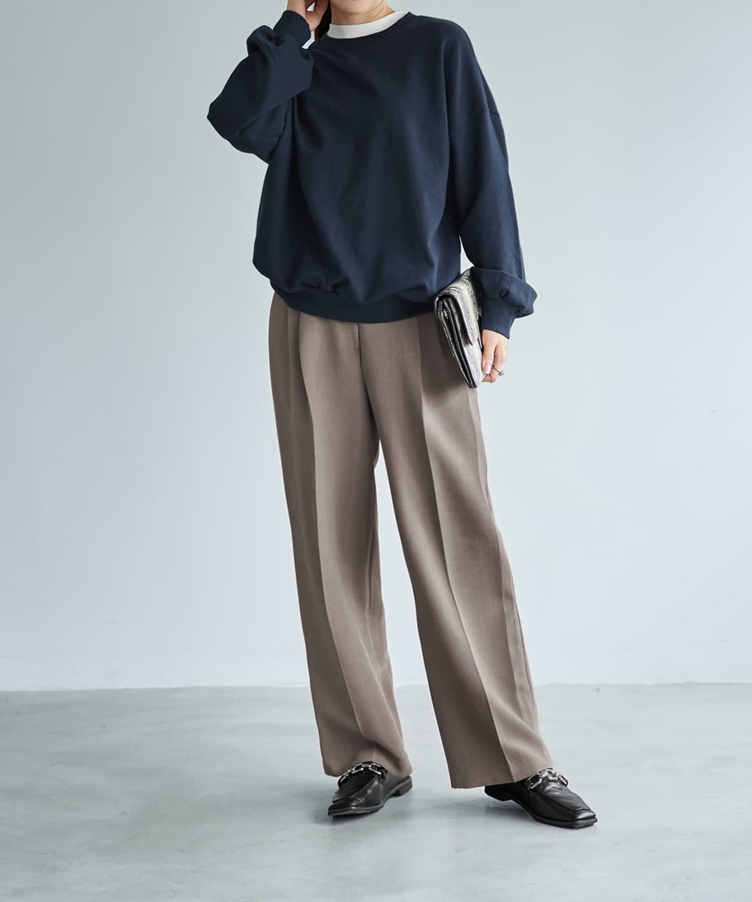 着用イメージ 166cm マーブル