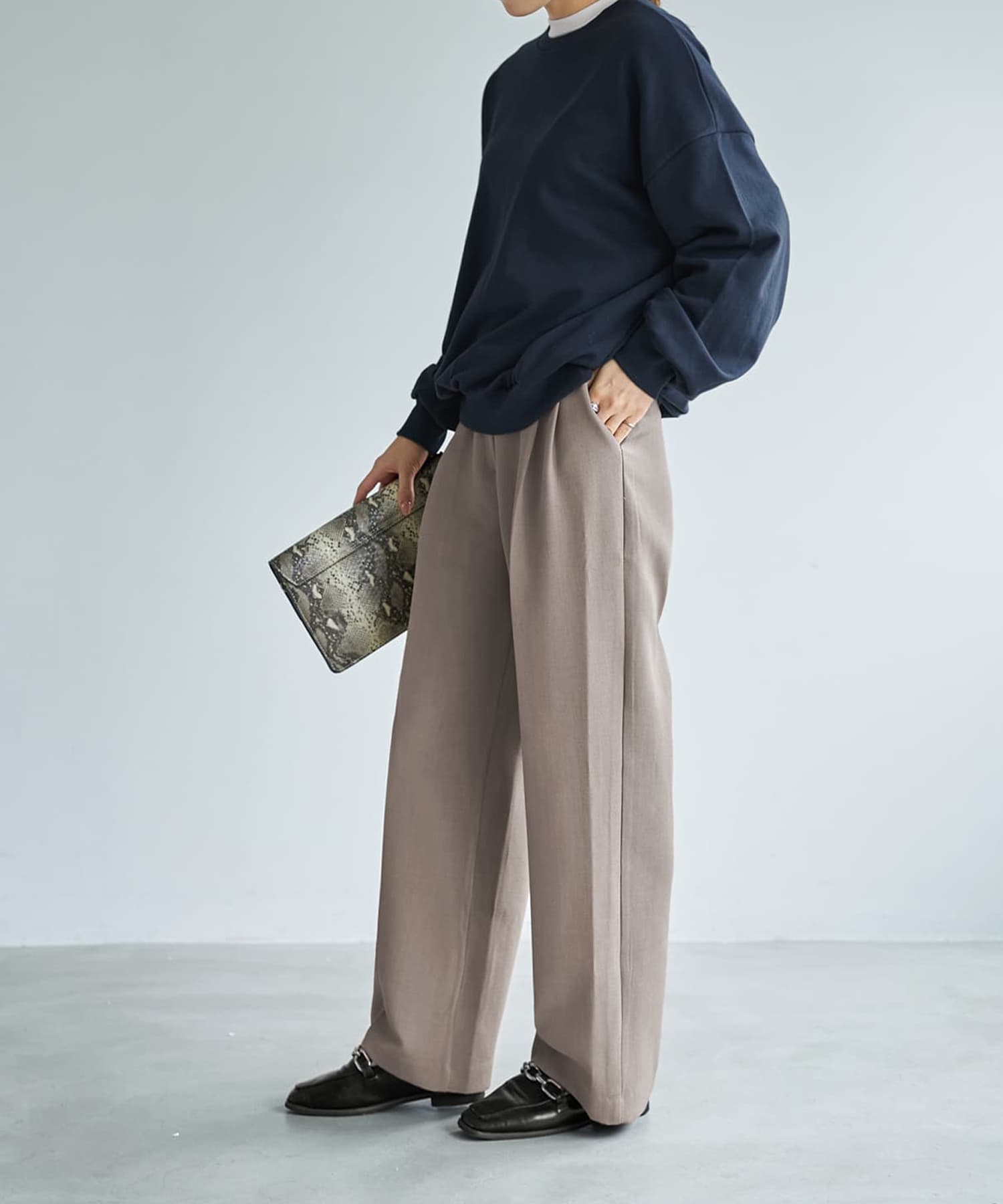 着用イメージ 166cm マーブル