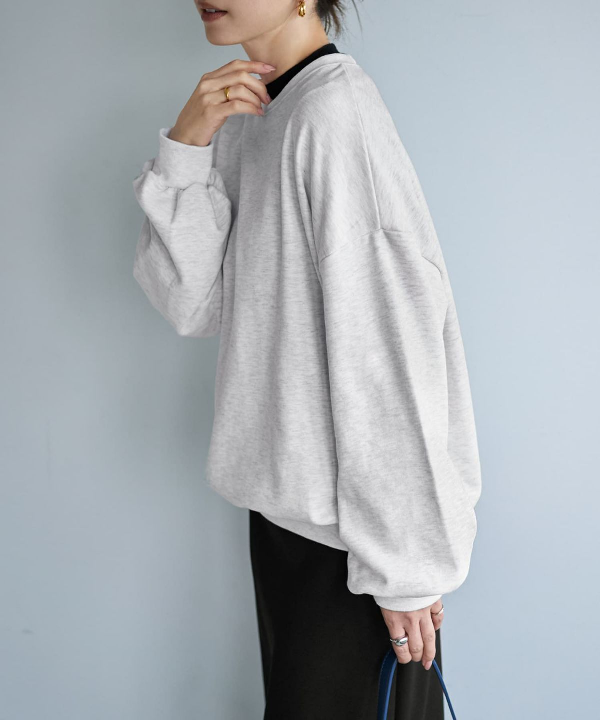 着用イメージ 166cm マーブル