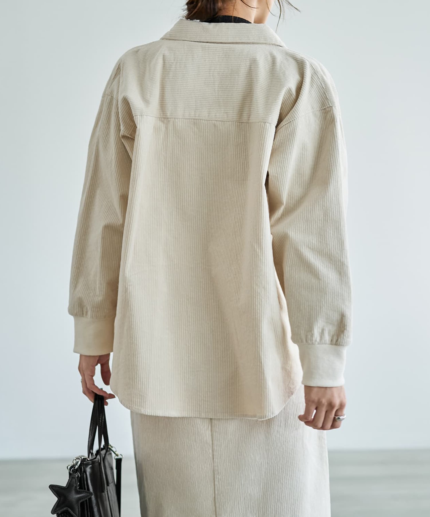 着用イメージ 166cm ブルー