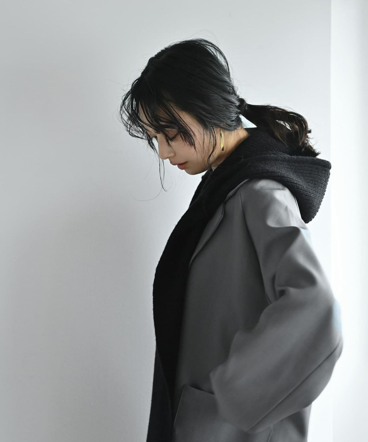 着用イメージ 167cm ブラック