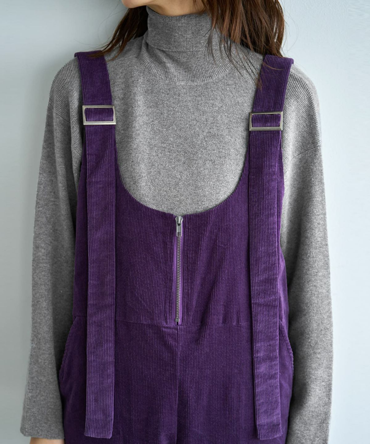 着用イメージ 166cm パープル 02サイズ