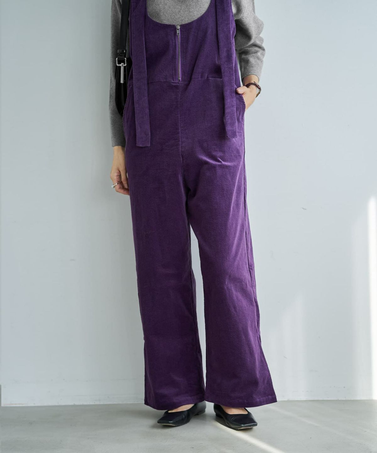 着用イメージ 166cm パープル 02サイズ