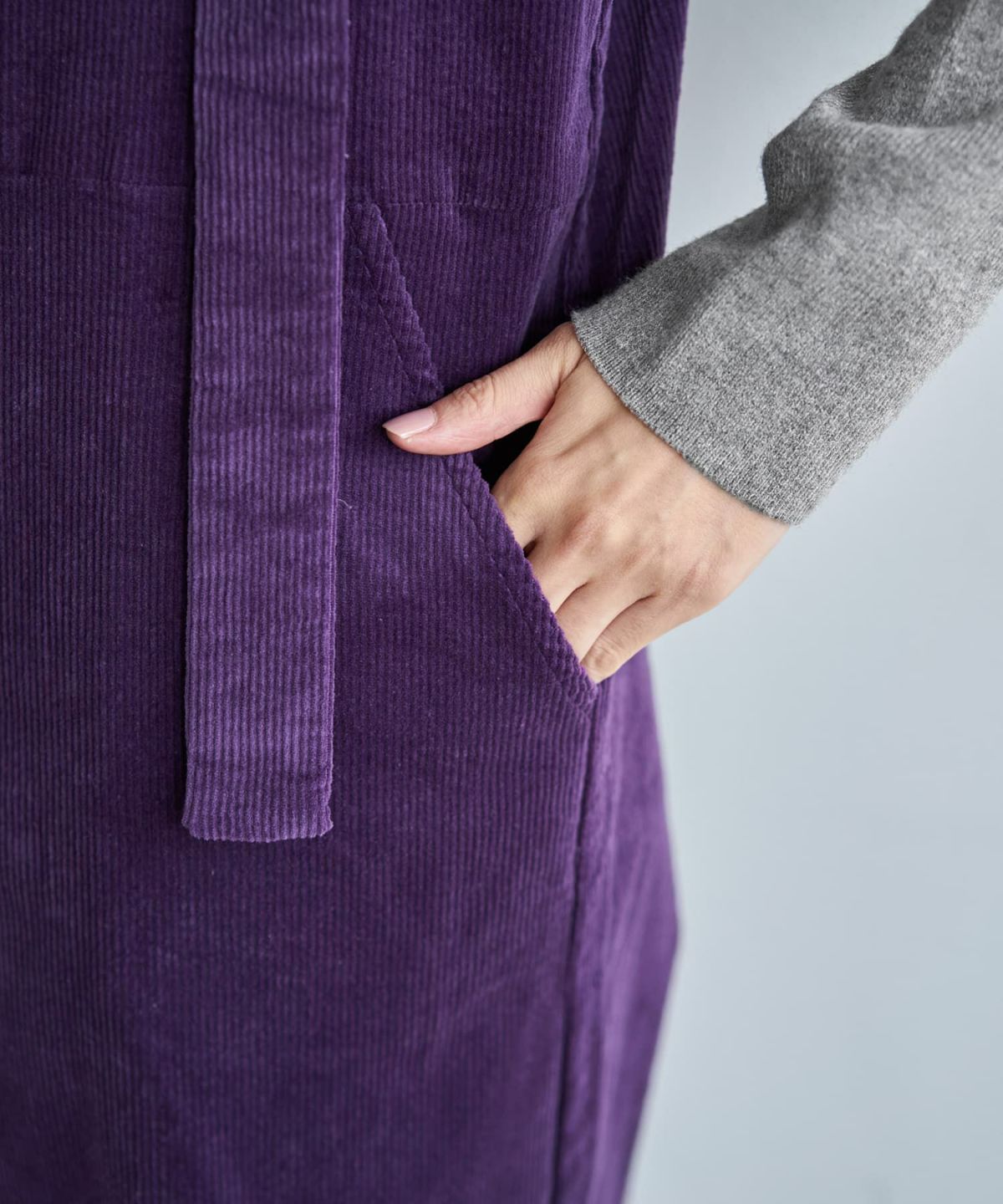 着用イメージ 166cm パープル 02サイズ