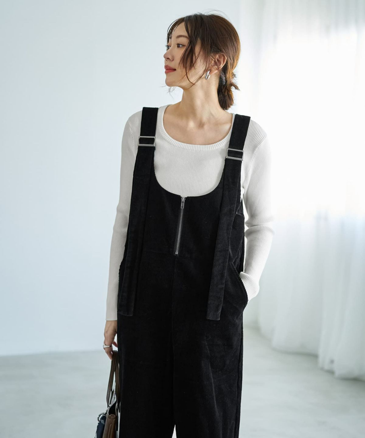 着用イメージ 166cm ブラック 02サイズ