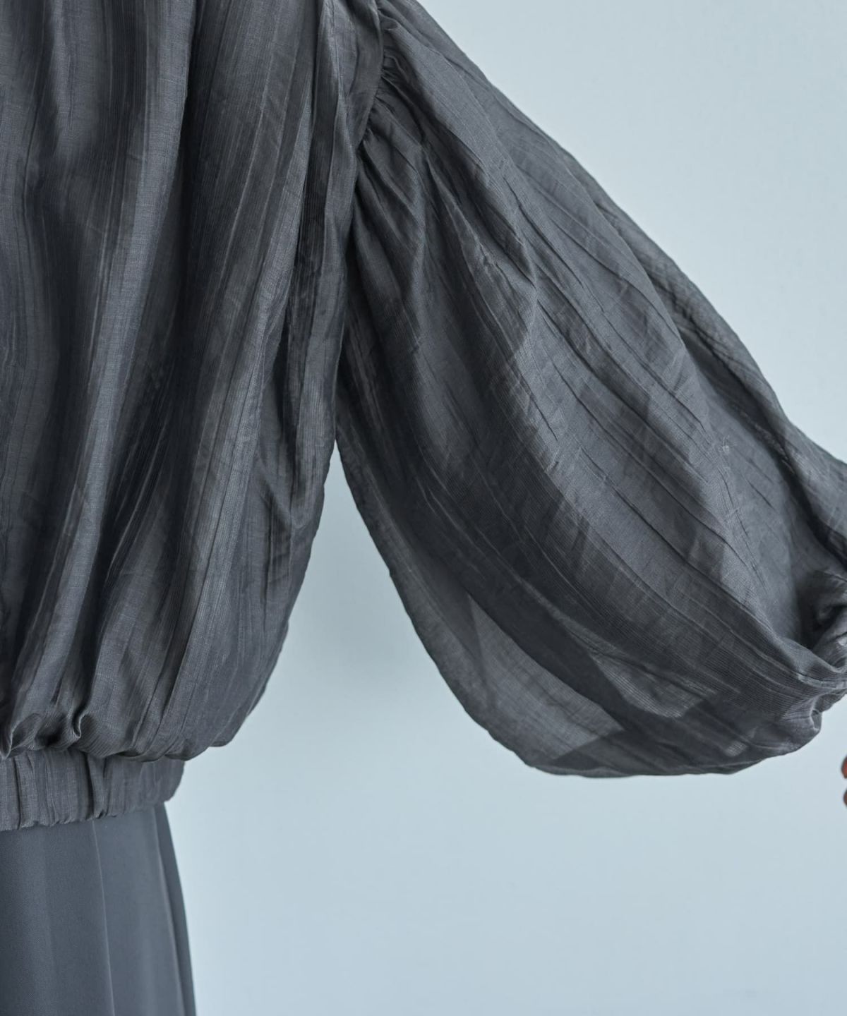 着用イメージ 166cm ダークグレー