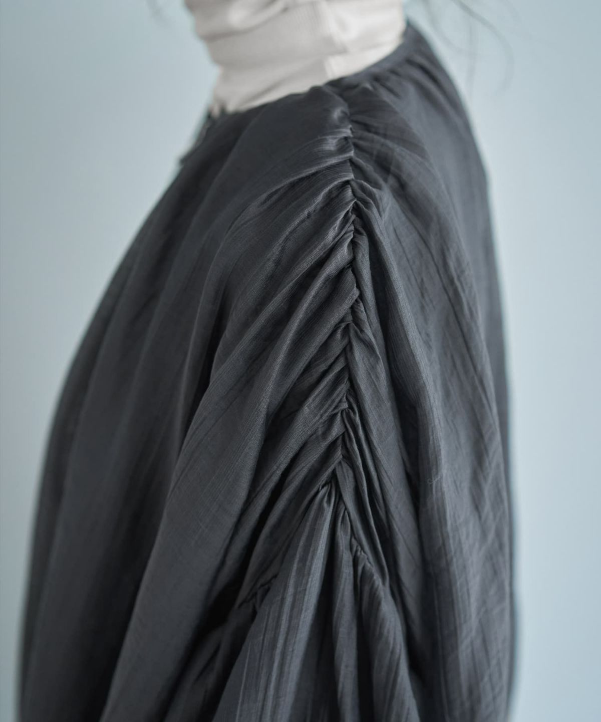 着用イメージ 166cm ダークグレー