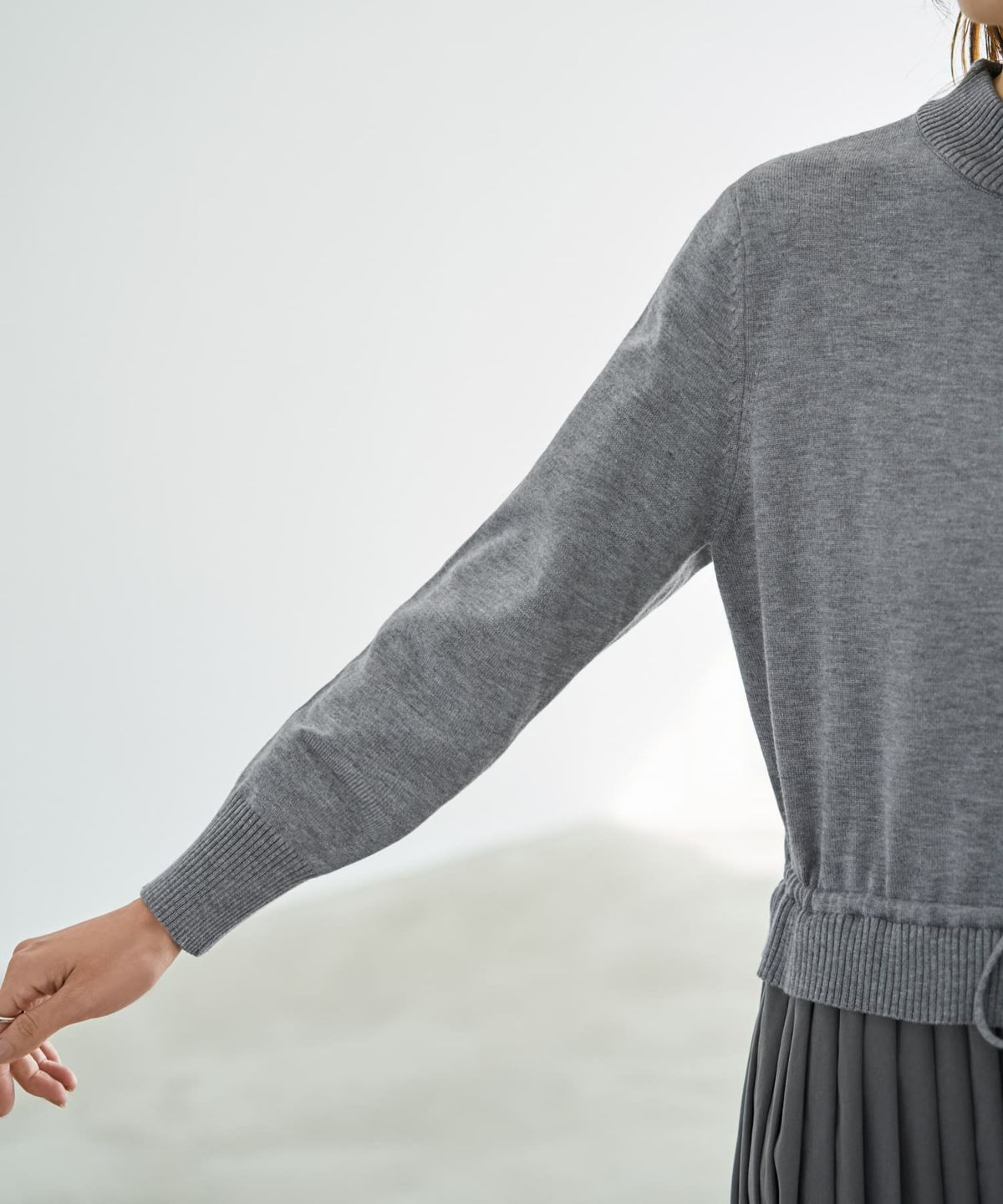 着用イメージ 166cm グレー