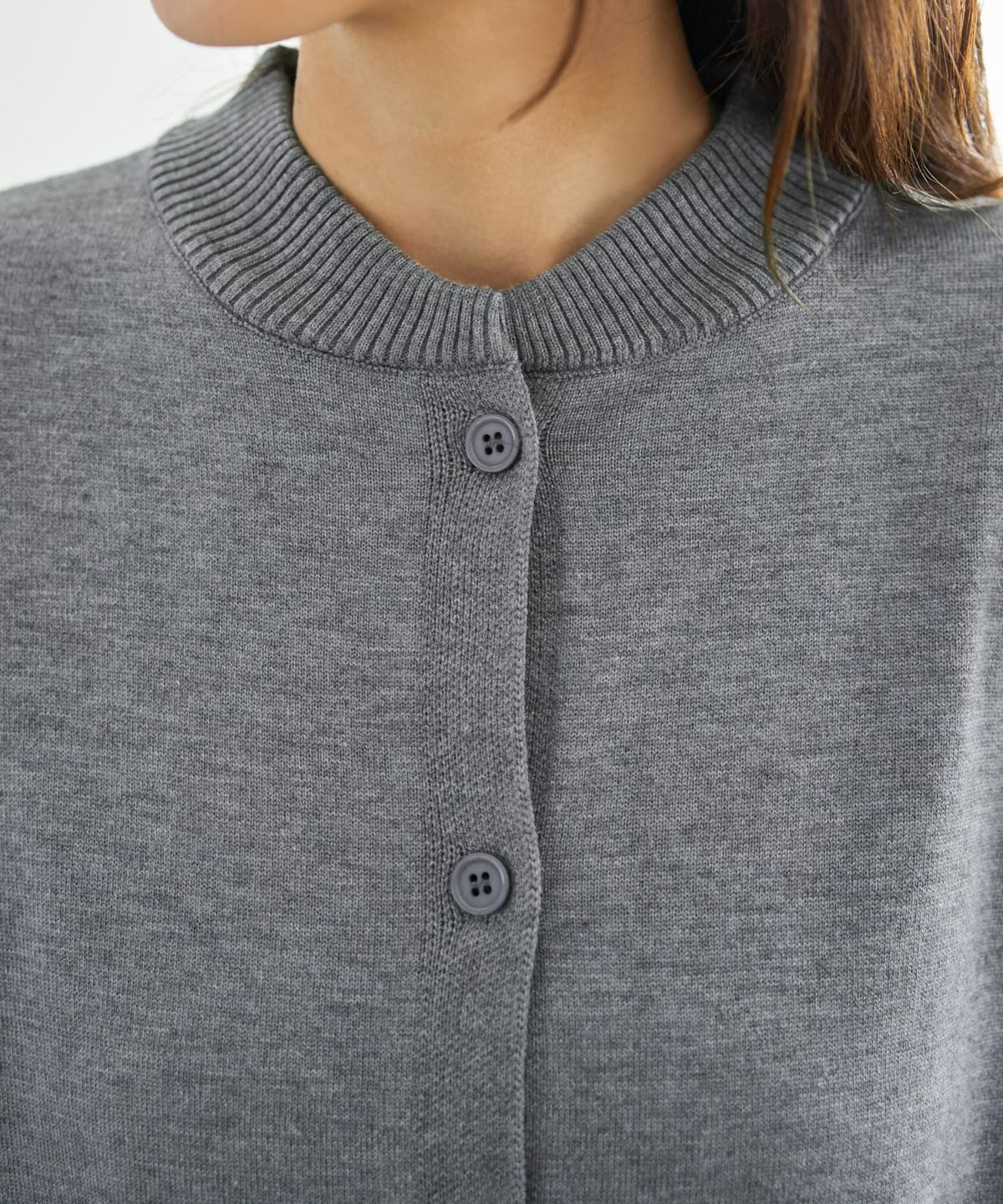 着用イメージ 166cm グレー