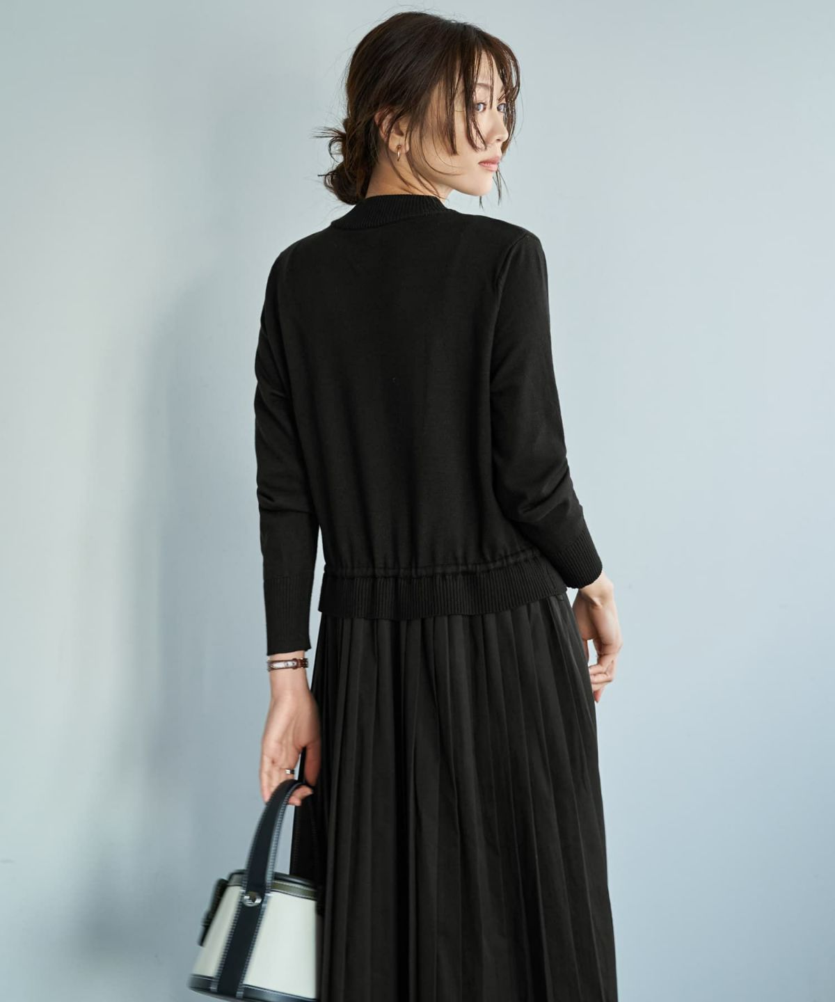 着用イメージ 166cm ブラック