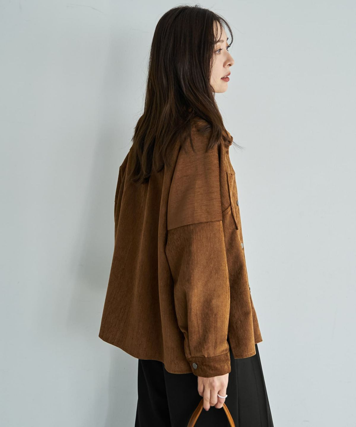 着用イメージ 166cm キャメル