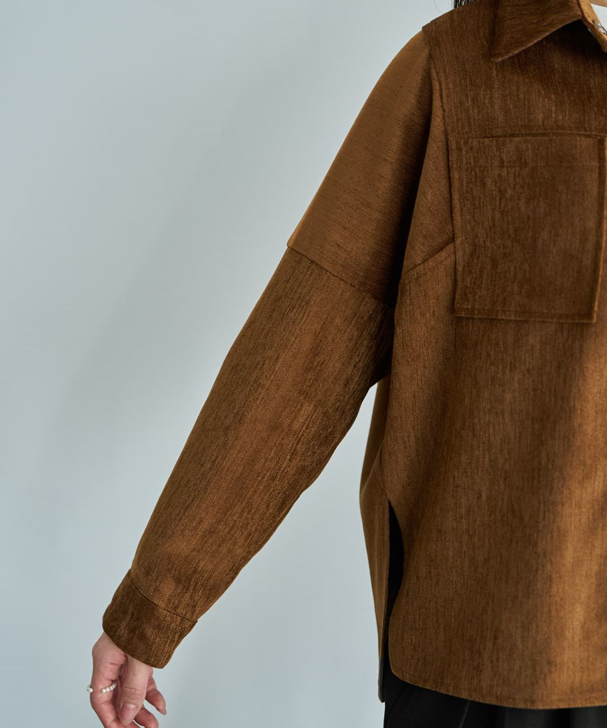 着用イメージ 166cm キャメル