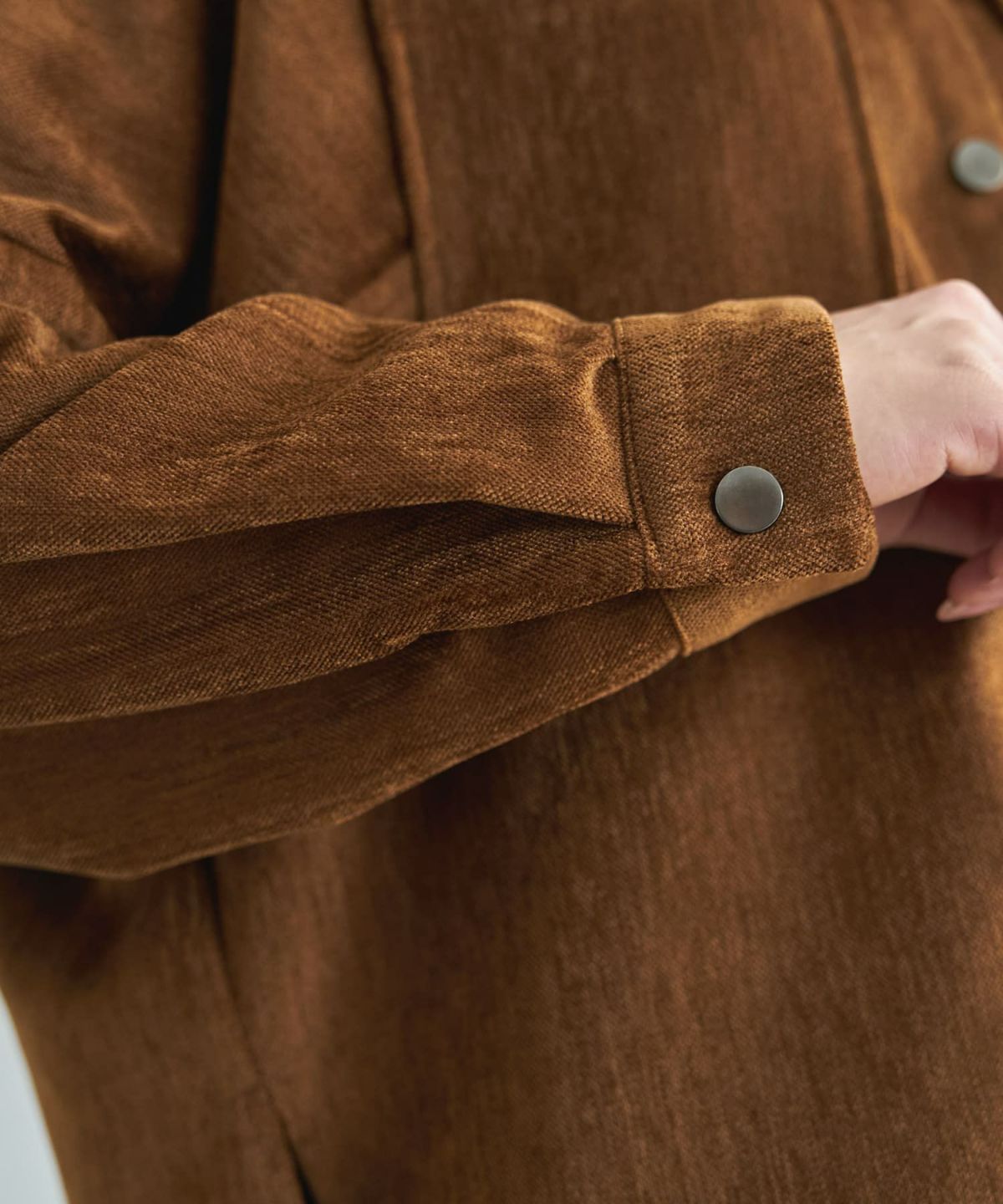 着用イメージ 166cm キャメル