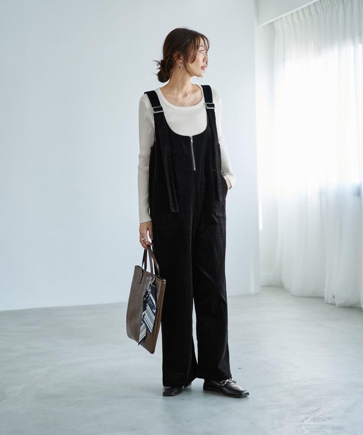 着用イメージ 166cm ホワイト