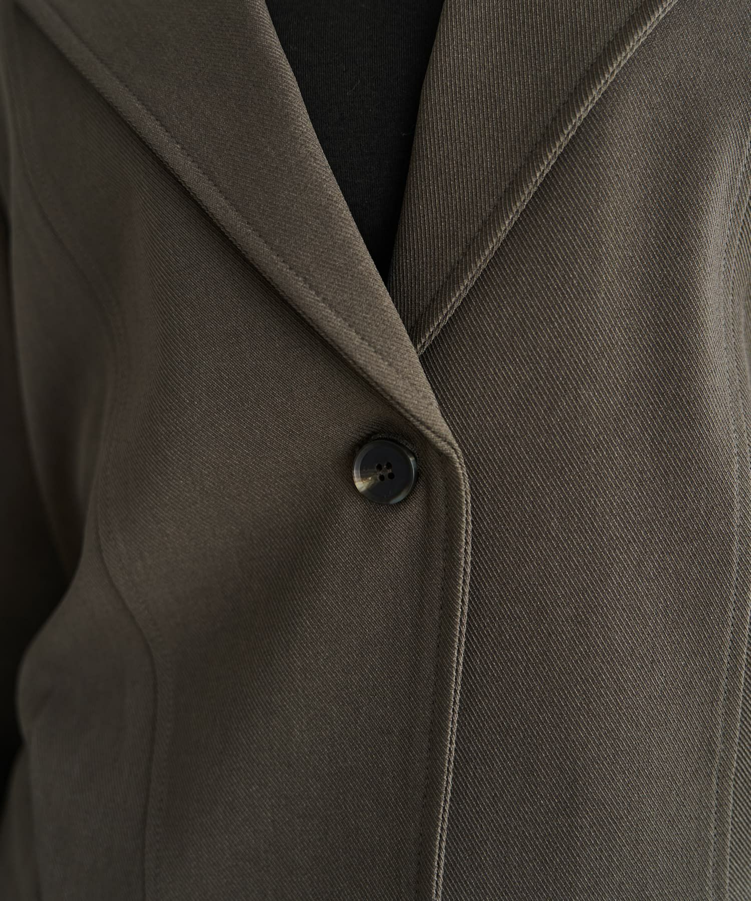 着用イメージ 166cm モカグレー