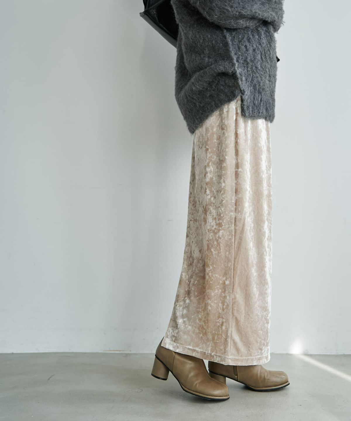 着用イメージ 166cm パールベージュ 02サイズ