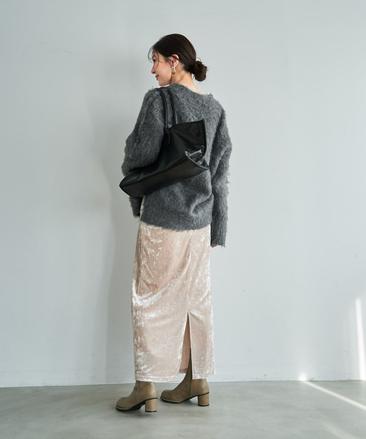 着用イメージ 166cm パールベージュ 02サイズ