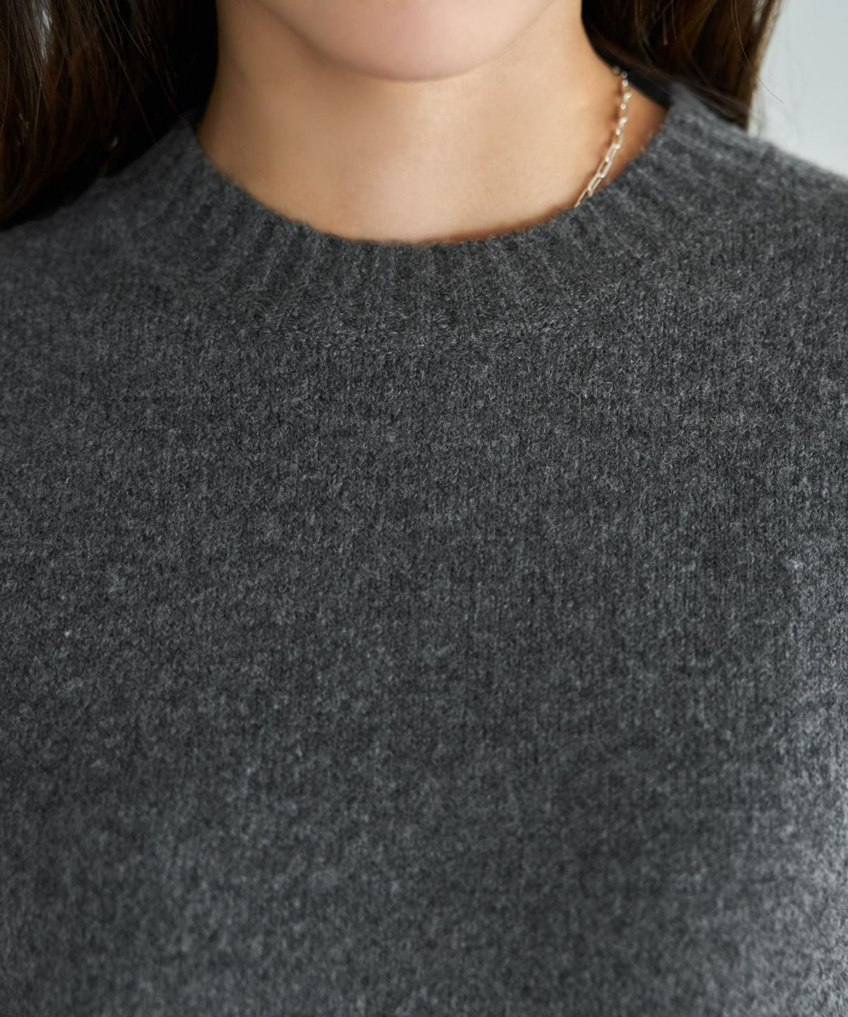 着用イメージ 166cm グレー