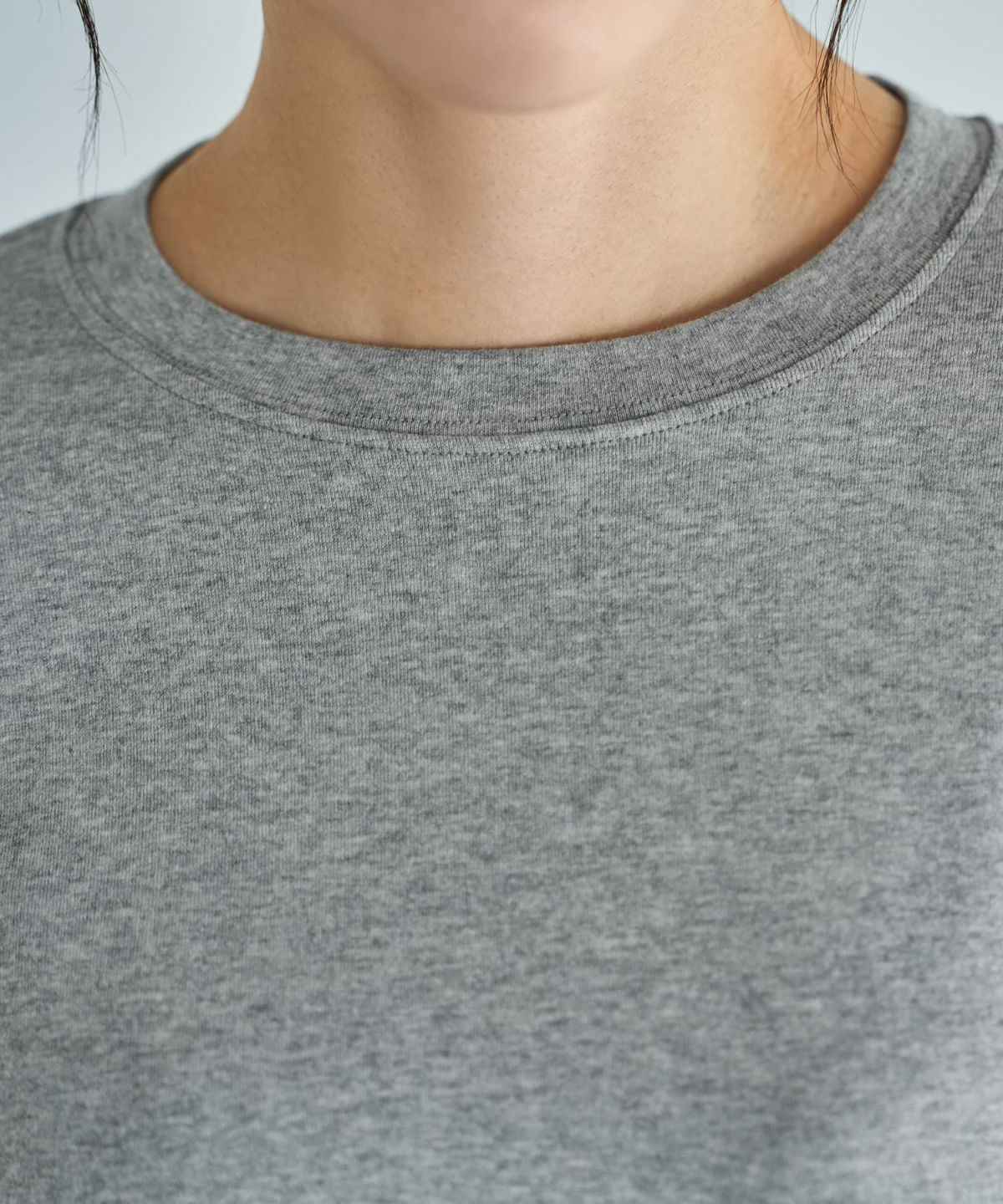 着用イメージ 166cm ライトグレー