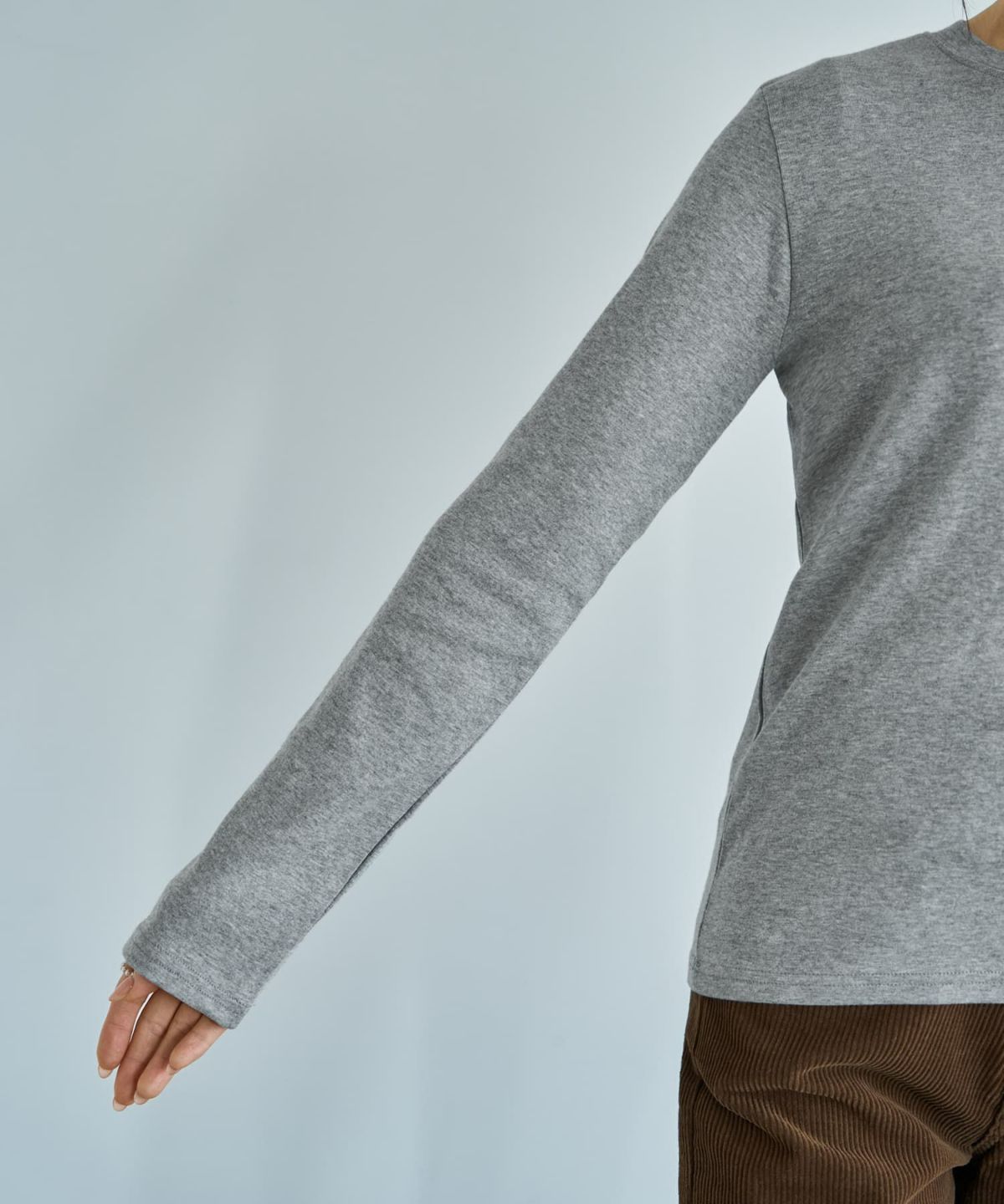 着用イメージ 166cm ライトグレー