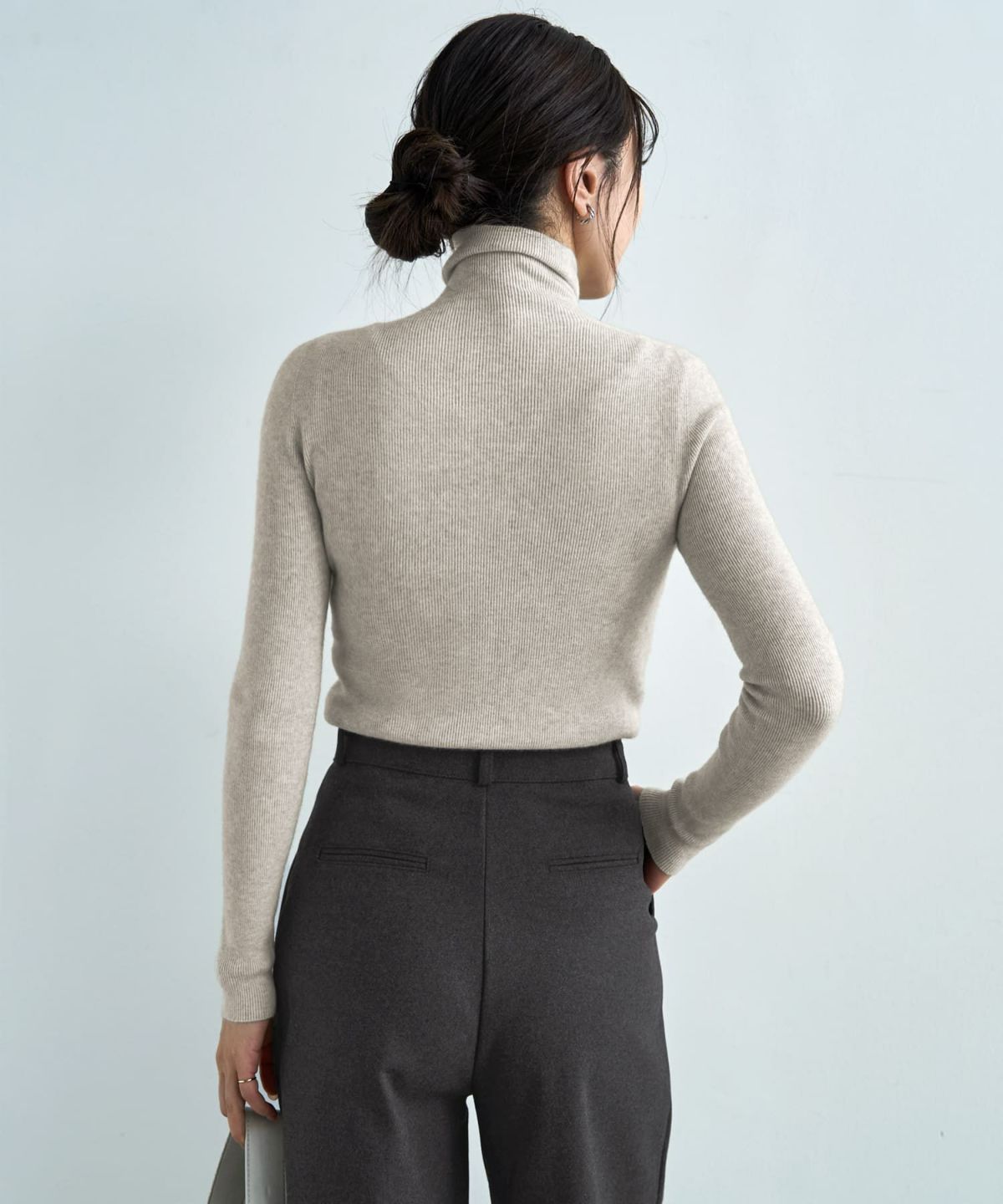 着用イメージ 166cm オートミール